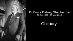 Dr Bruce Shepherd's Obituary